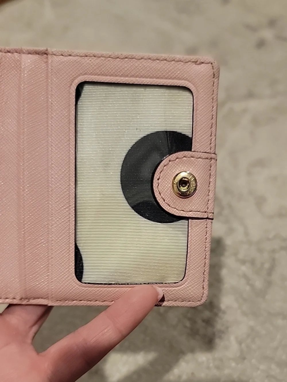 kate spade Light Pink Saffiano Small Wallet